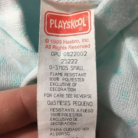 Playskool Infant Sleeper with feet 0-3 mo EUC - Picture 3 of 4